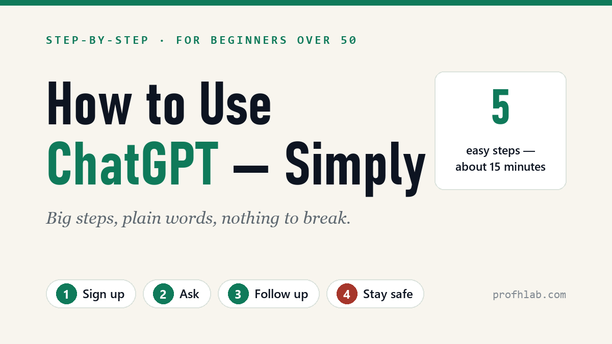 ChatGPT, Step by Step