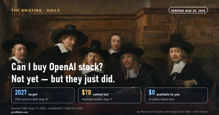 Can I Buy OpenAI Stock? Not Yet – but Insiders Just Sold $7 Billion of It