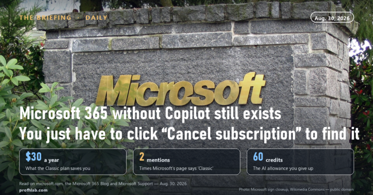 How to Get Microsoft 365 Without Copilot: The $30 Plan Behind the Cancel Button