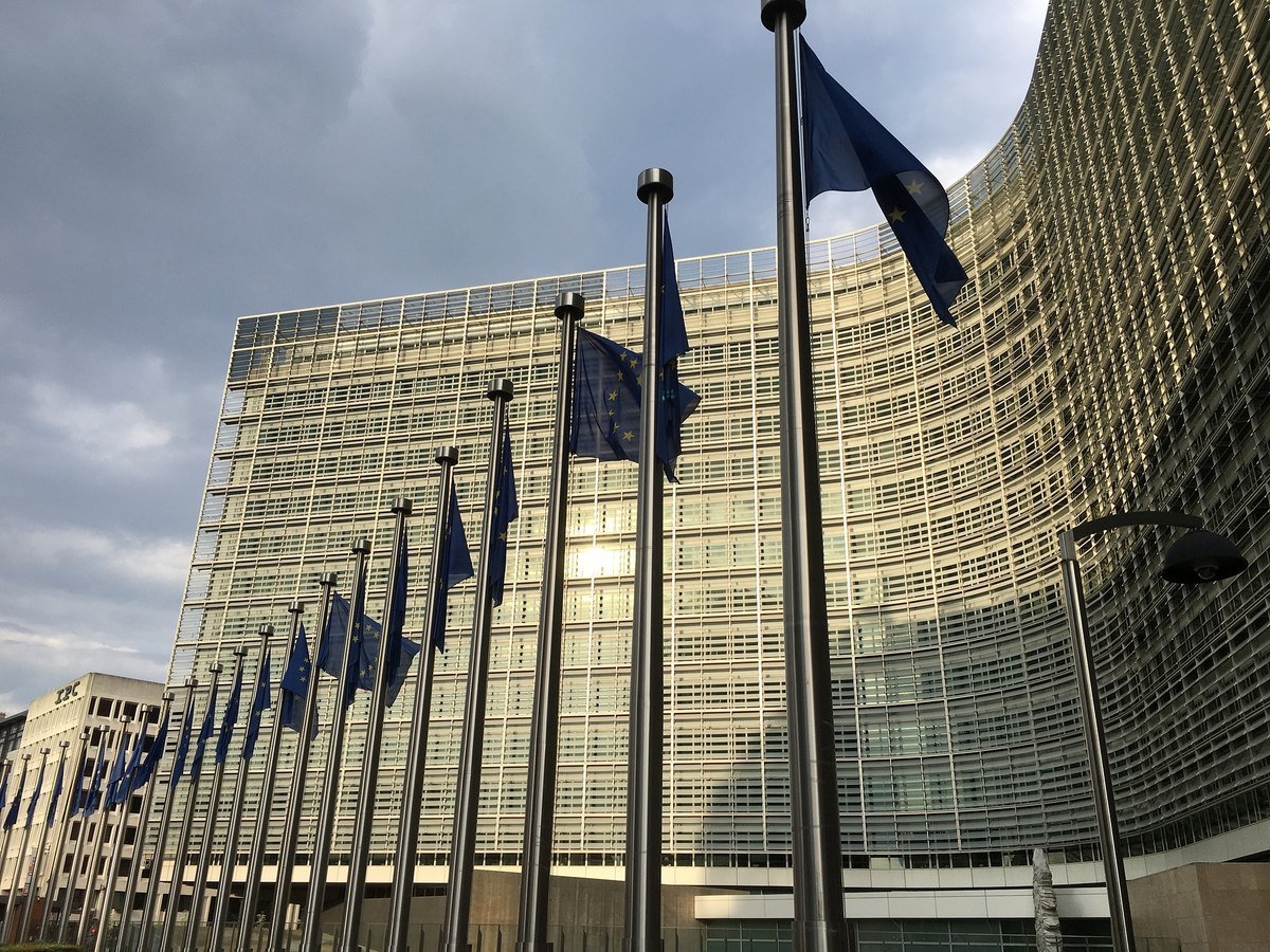 The Berlaymont building, headquarters of the European Commission in Brussels