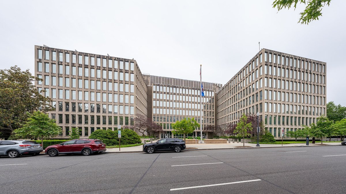 The Theodore Roosevelt Federal Building, headquarters of the US Office of Personnel Management in Washington DC