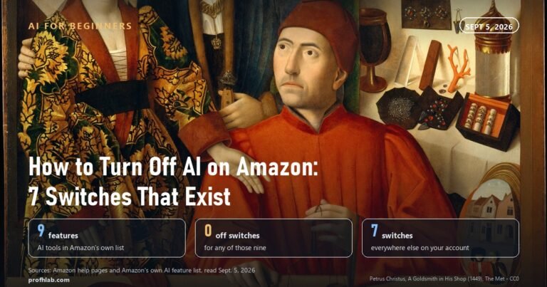 How to Turn Off AI on Amazon: The 7 Switches That Actually Exist