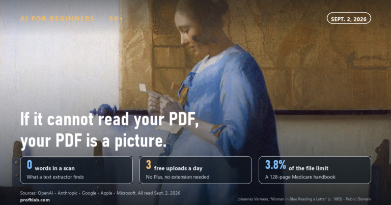 How to Get ChatGPT to Read a PDF (and the One Reason It Says It Can’t)