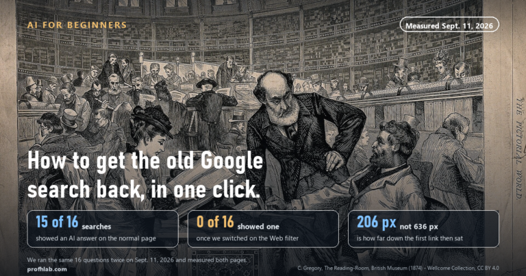 How to Get the Old Google Search Back (One Click, No Download)