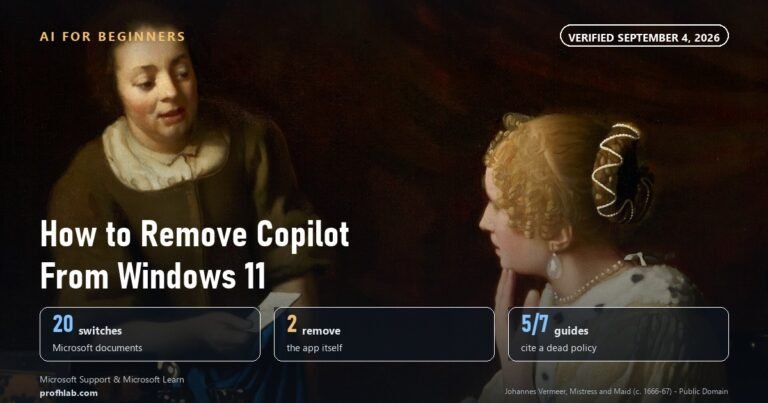 How to Remove Copilot From Windows 11: Only 2 of 20 Switches Remove It