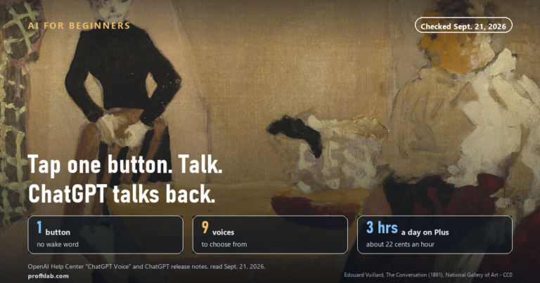 How to Talk to ChatGPT and Have It Talk Back: The New Voice, Step by Step