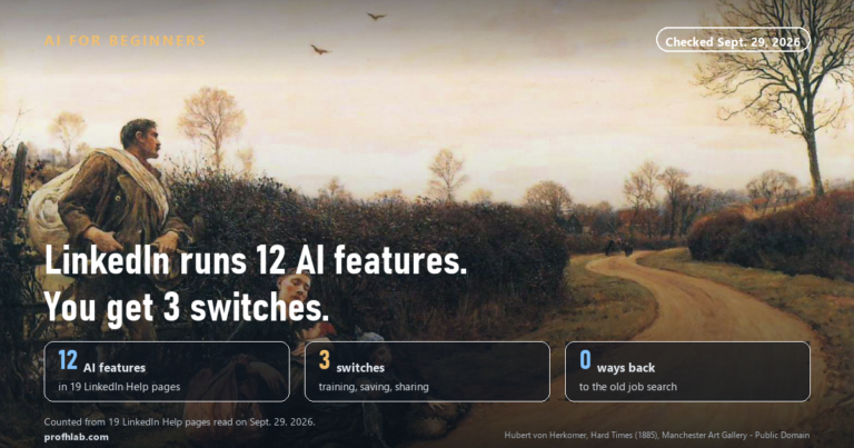How to Turn Off AI on LinkedIn: 12 Features, 3 Switches, and No Way Back to the Old Job Search