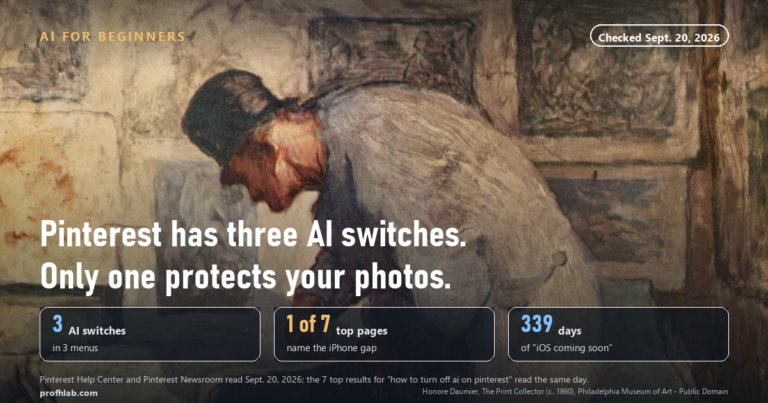 How to Turn Off AI on Pinterest: 3 Switches, and the One Everyone Skips