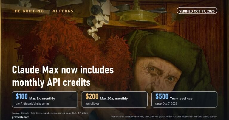 Does Claude Max Include API Credits? Yes, $100 or $200 a Month Since Oct. 7
