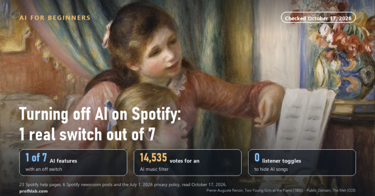 How to Turn Off AI on Spotify: Only 1 of 7 AI Features Has a Real Switch