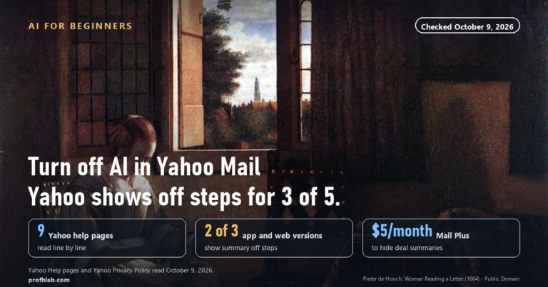 How to Turn Off AI on Yahoo Mail: Yahoo Shows Off Steps for 3 of Its 5 AI Features