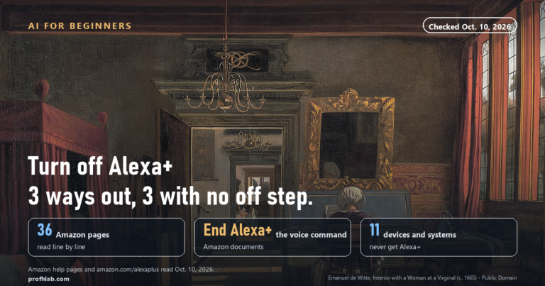 How to Turn Off Alexa Plus: Amazon Documents 3 Ways Out, and 3 Places With No Off Step