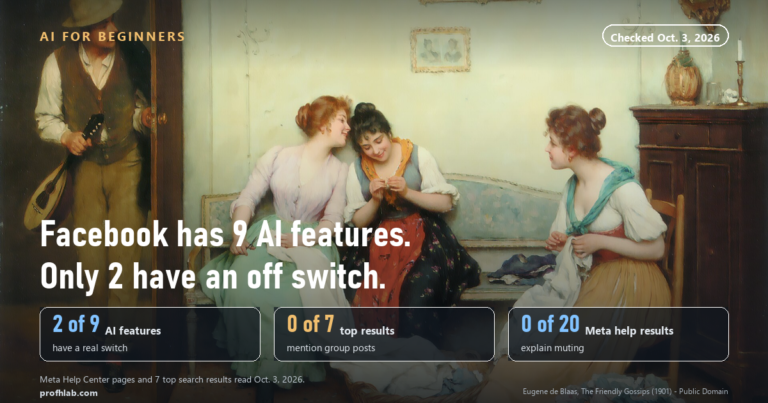 How to Turn Off AI on Facebook: We Found 9 AI Features, and Only 2 Have an Off Switch